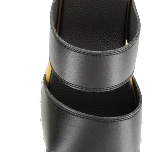 Mia Stefani Dual-Strap Platform Sandals Black - Picture 3 of 11